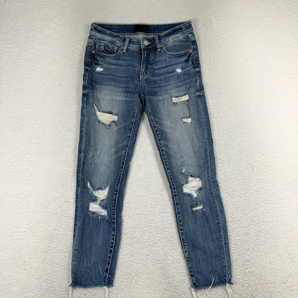 Buckle Black Fit No. 53 Ankle Skinny Stretch Low Rise Jeans Size 25 (28x25)